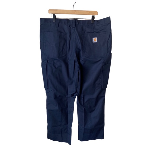 Carhartt rugged flex relaxed fit cargo work pants navy NWT - Picture 6 of 12